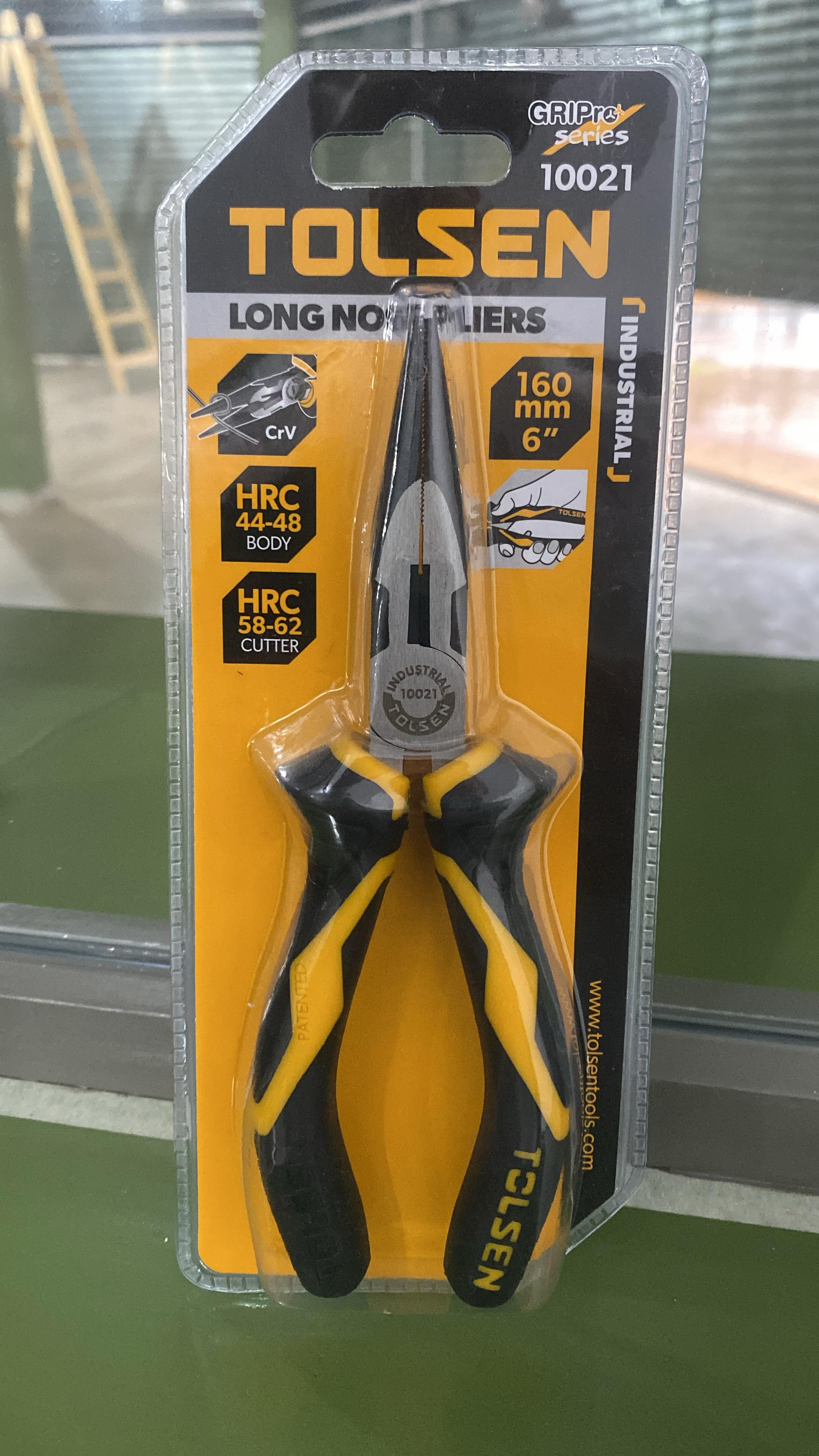 PINZA DE PUNTA MEDIA CAÑA TOLSEN