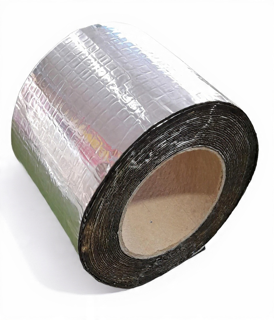 CINTA CON ALUMINIO 25CM X 25M AUTOADHESIVA X MT