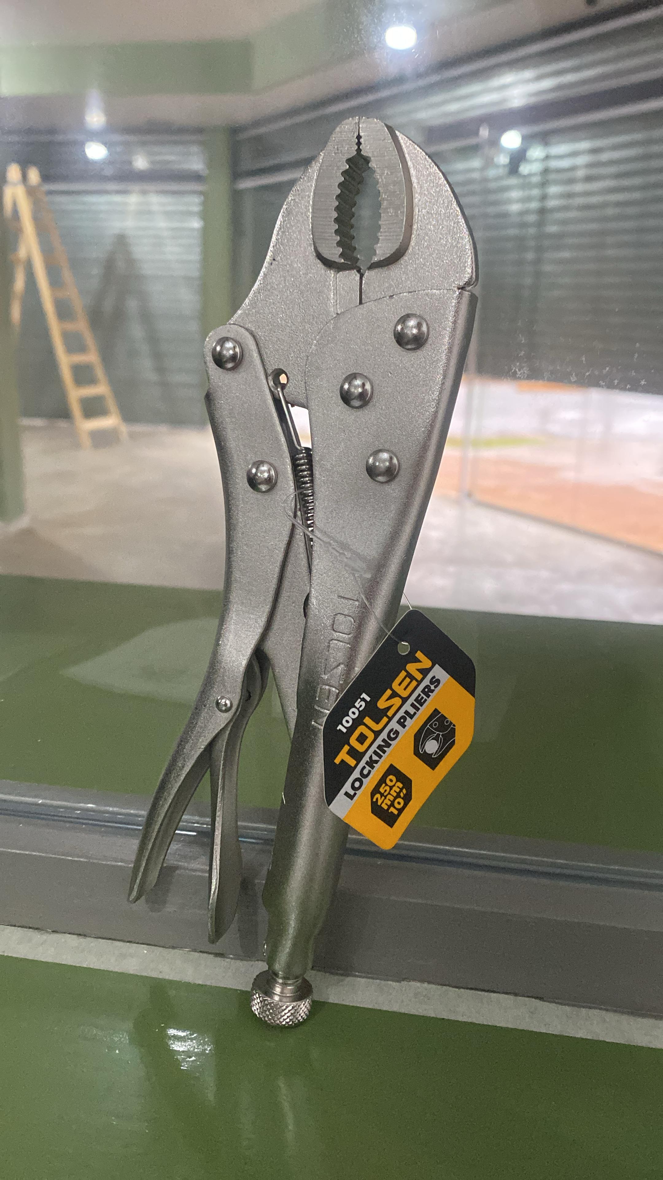 PINZA DE PRESION MORDAZA CURVA TOLSEN