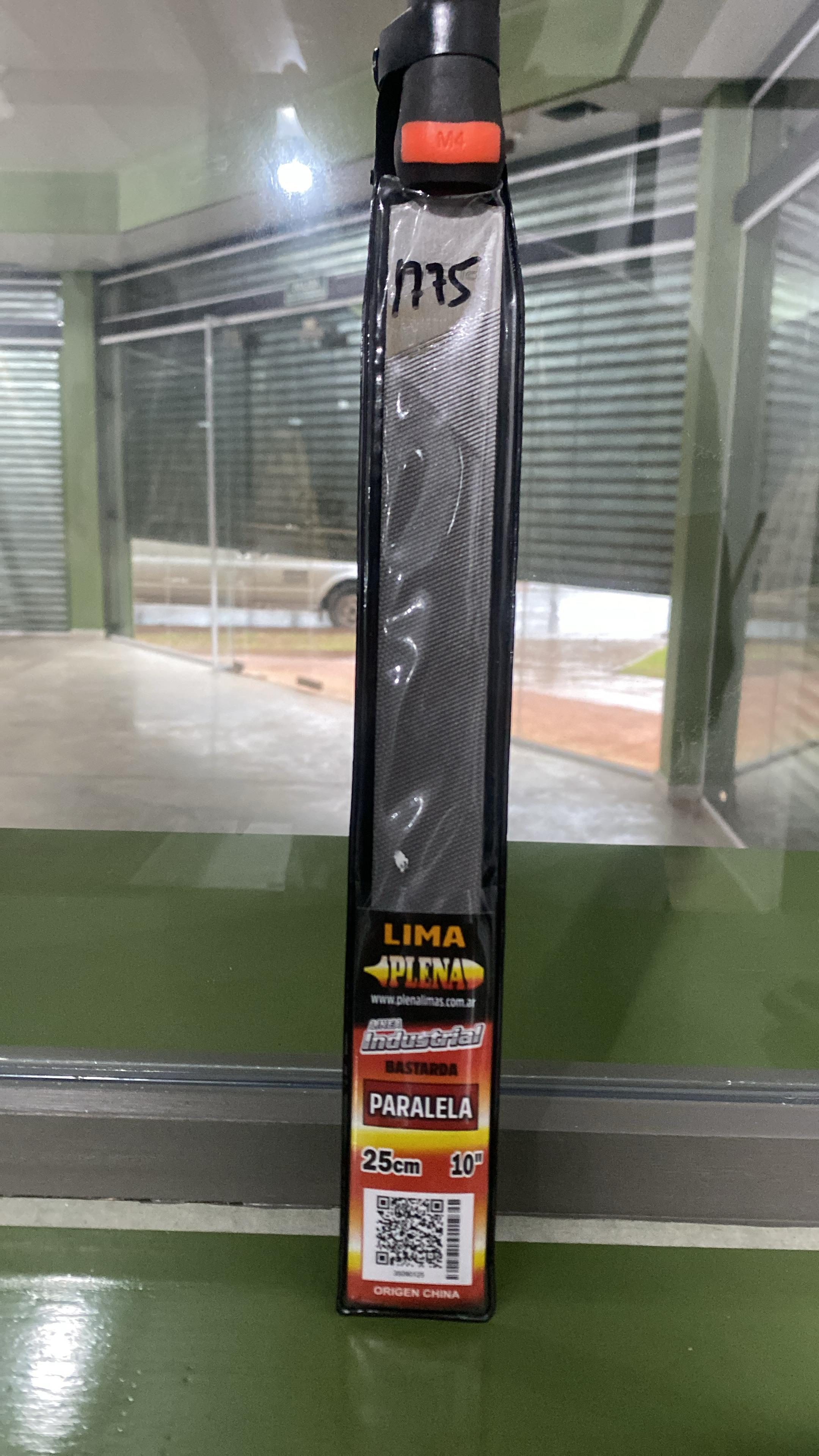 LIMA PARALELA BASTARDA 25CM PLENA