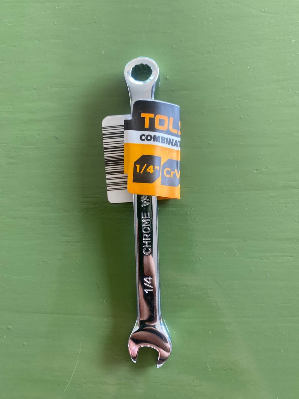 LLAVE COMB. (PULG) IND 1/4" TOLSEN