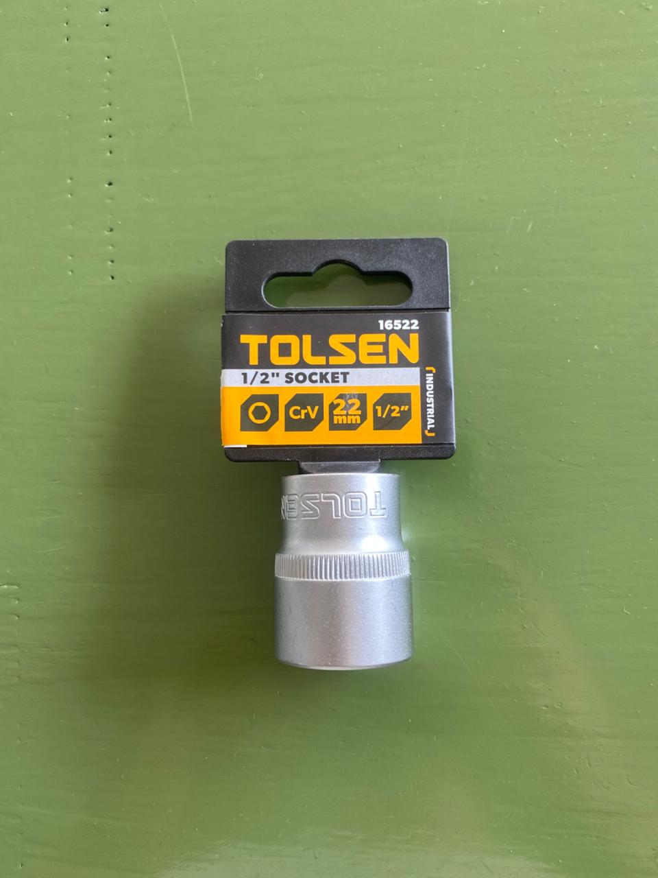 B/LLAVE HEXA ENCAST1/2 MET IND 22MM TOLSEN