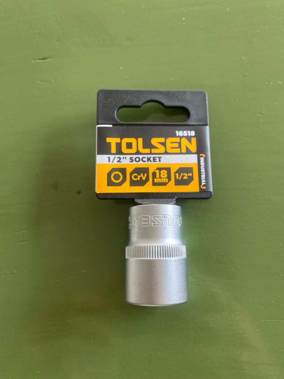 B/LLAVE HEXA ENCAST1/2 MET IND 18MM TOLSEN