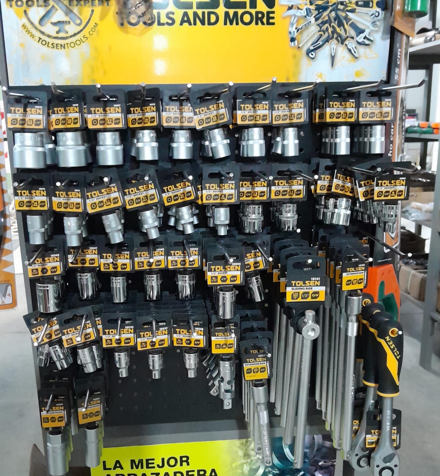 B/LLAVEHEXA ENCAST1/2 PULG IND 13/16" TOLSEN