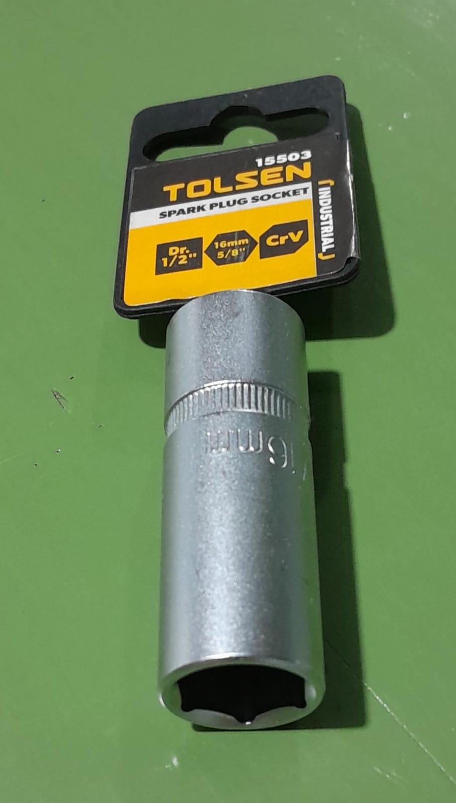 BOCALLAVE PARA BUJIAS IND 1/2"x5/8" TOLSEN