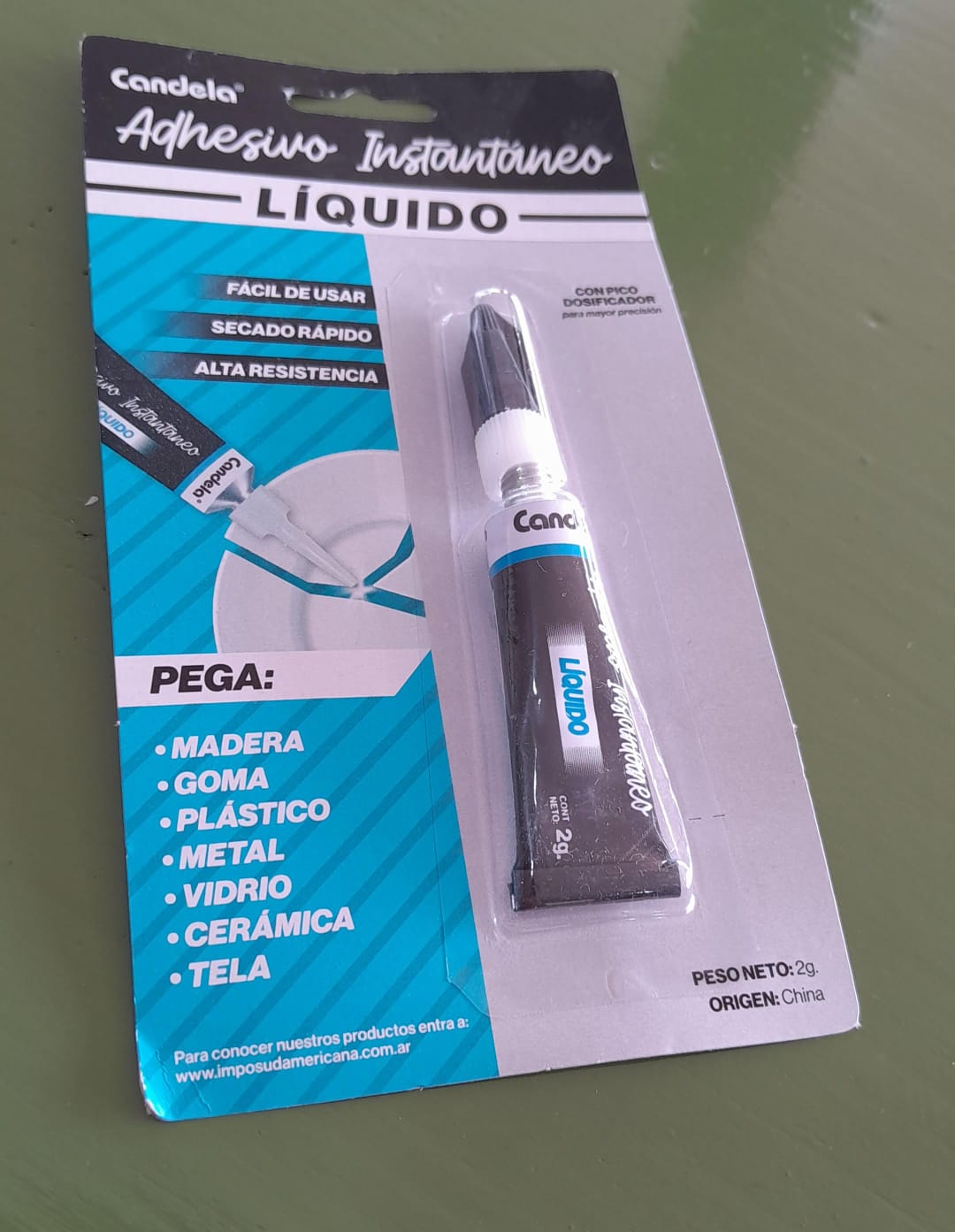 ADHESIVO INSTANTANEO LIQUIDO CANDELA
