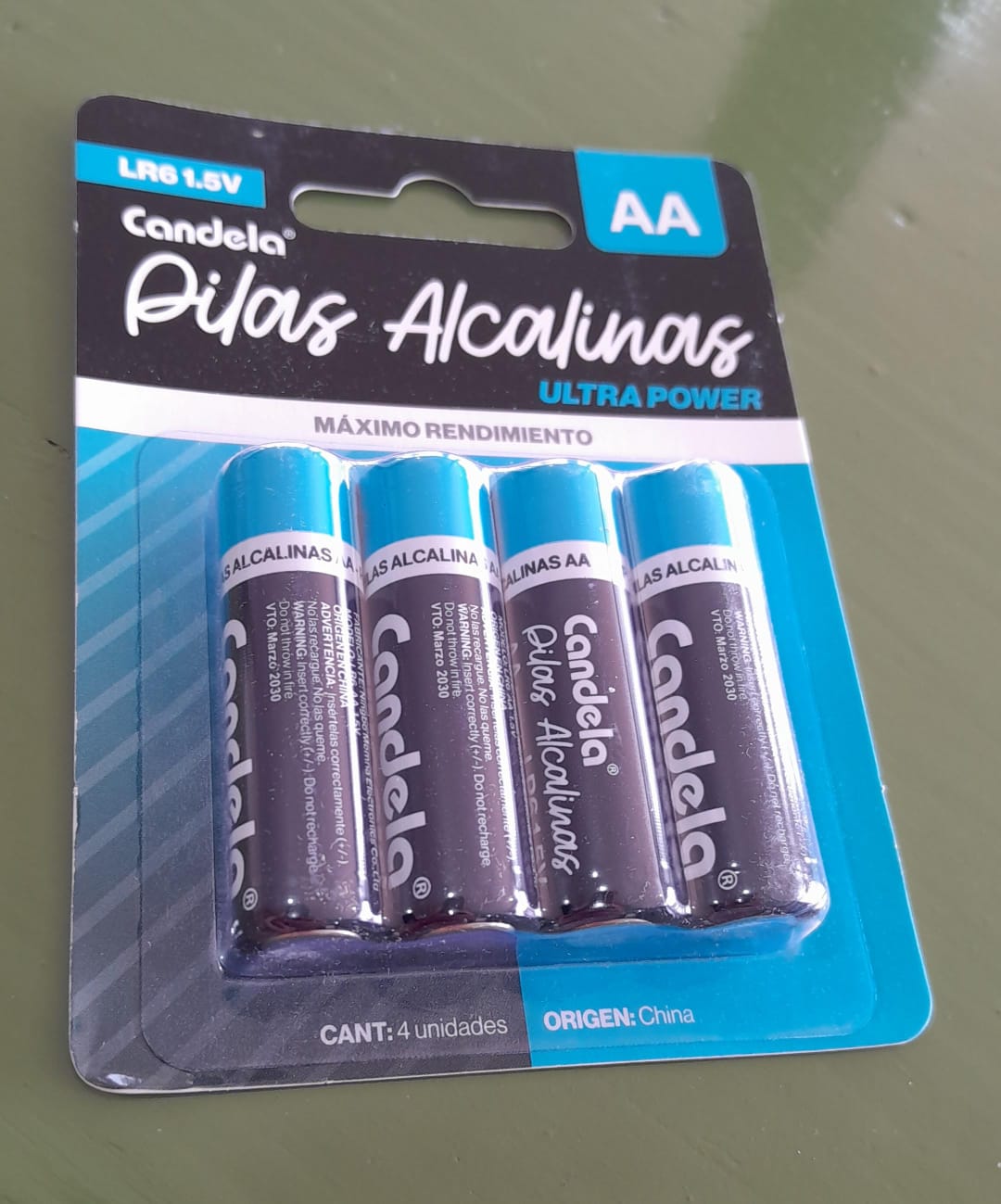 PILAS ALCALINAS AA CANDELA