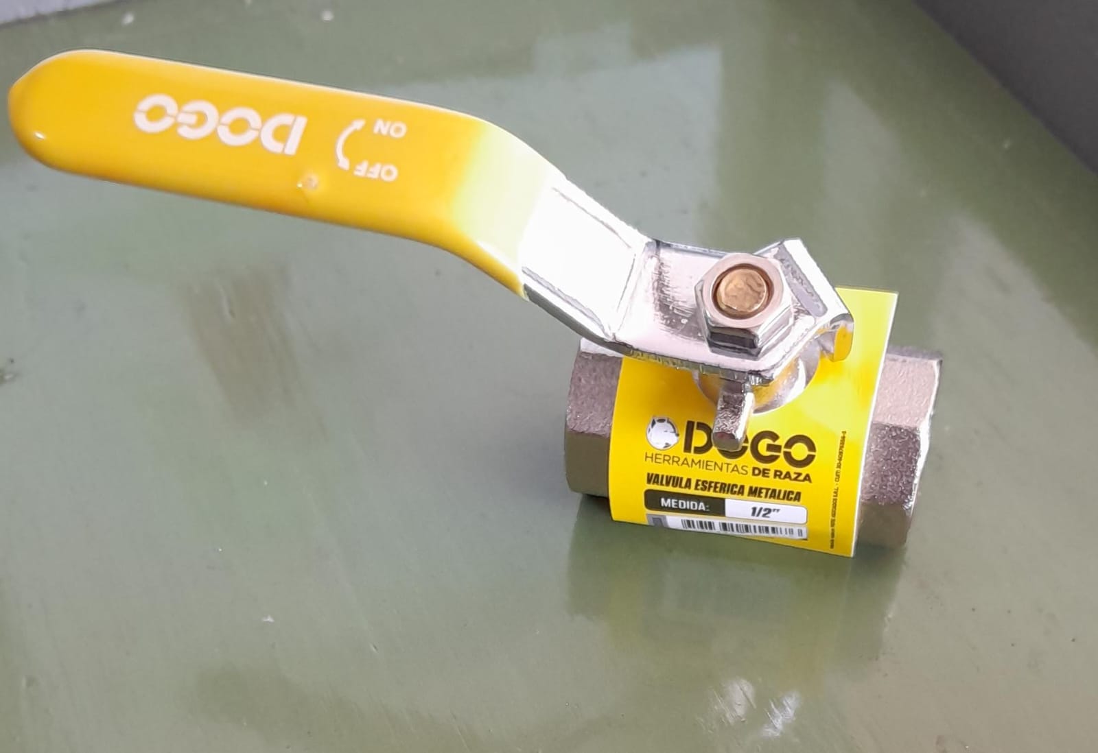 VALVULA ESFERICA METALICA DOGO 13mm