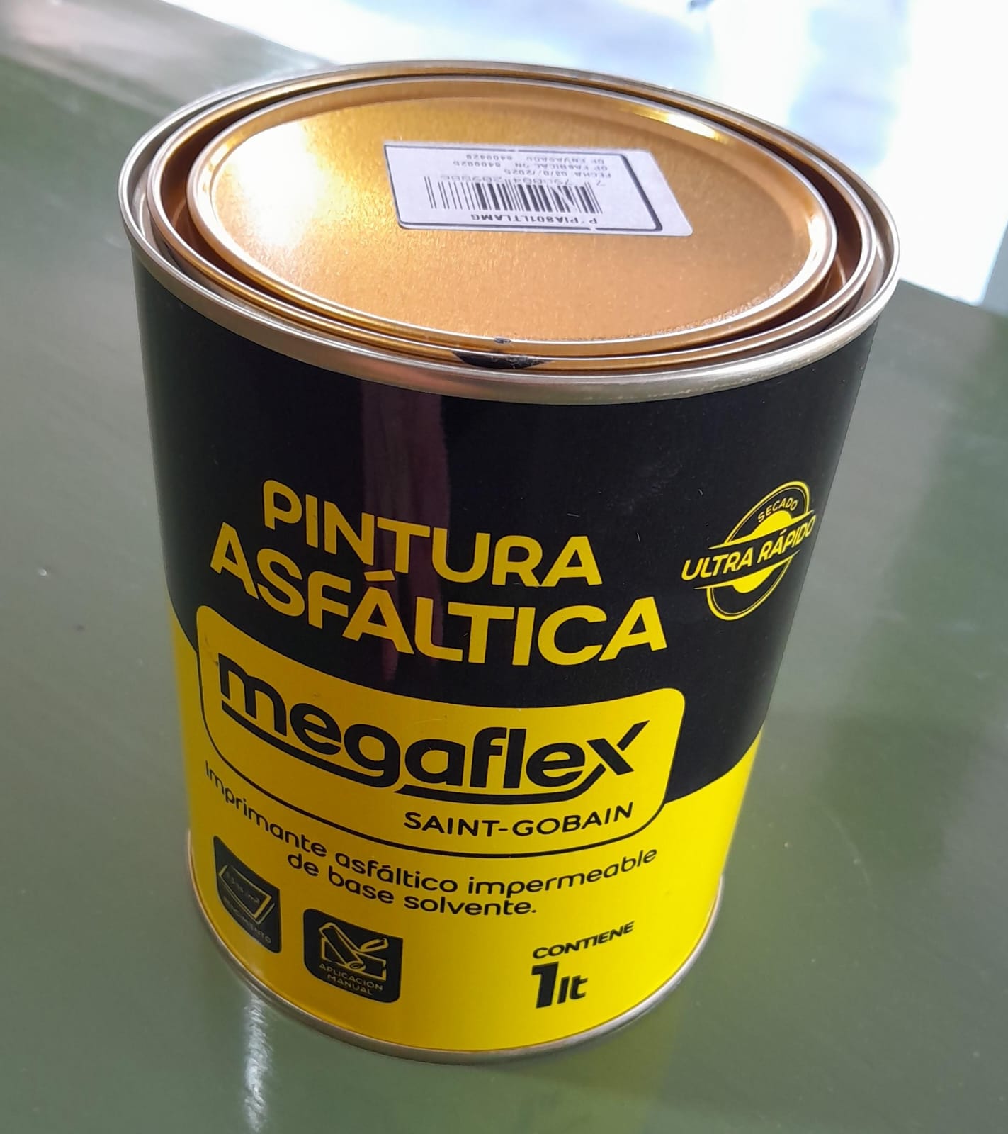 LATAS PINTURA ASFALTICA X 1LT. MEGAFLEX