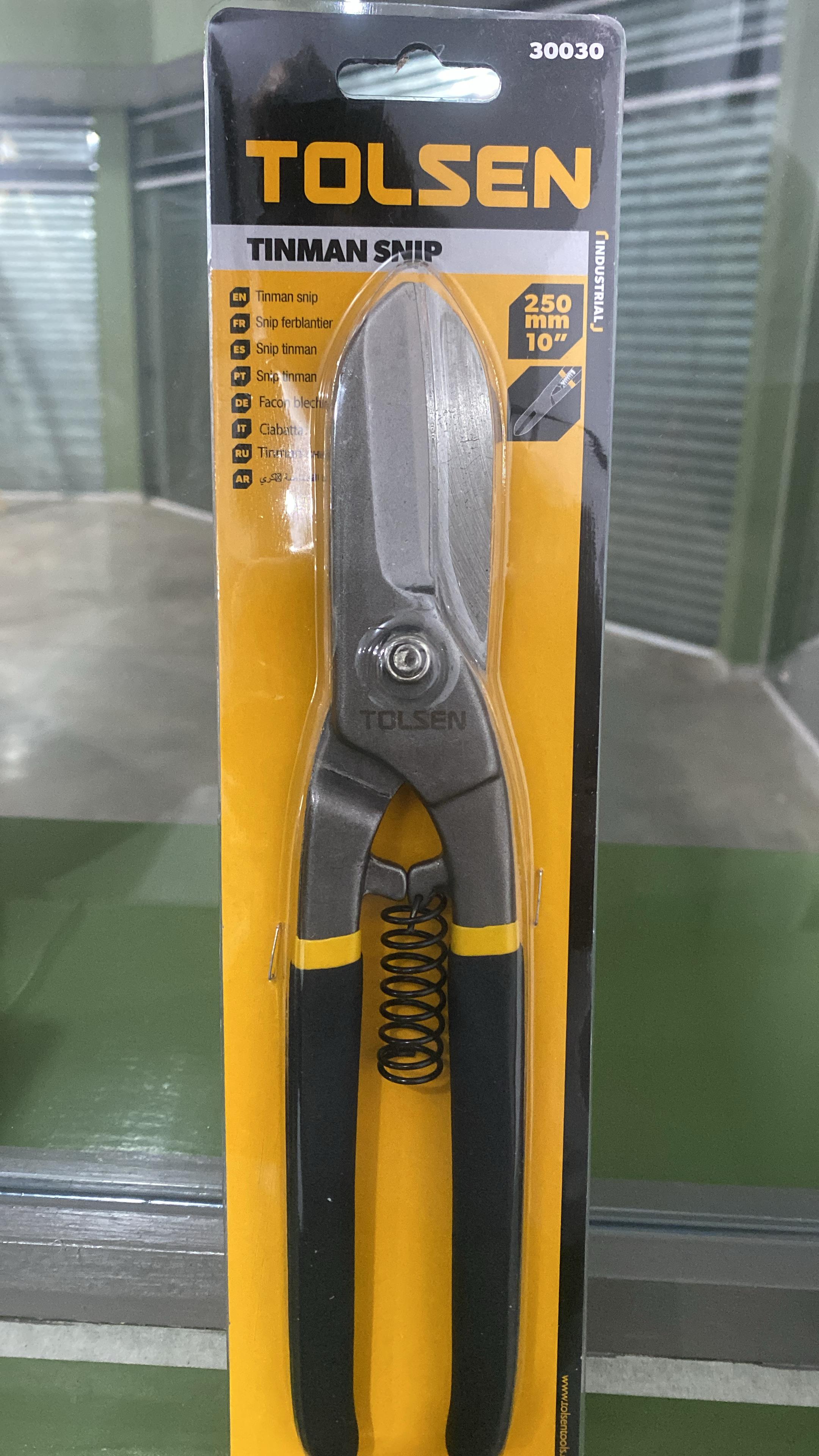 TIJERA HOJALATERA 250MM TOLSEN