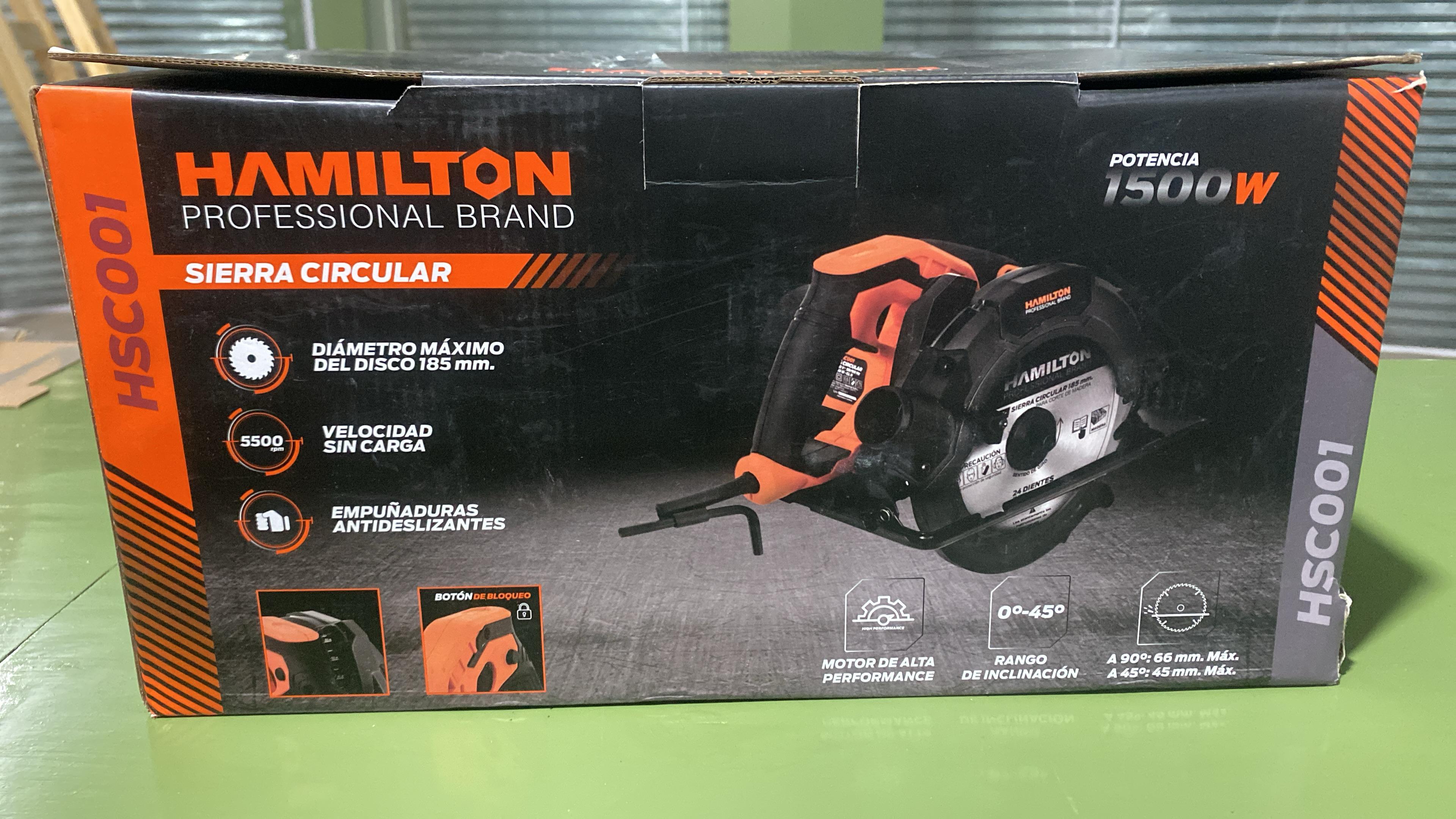 SIERRA CIRCULAR ELECTRICA 1500W HAMILTON