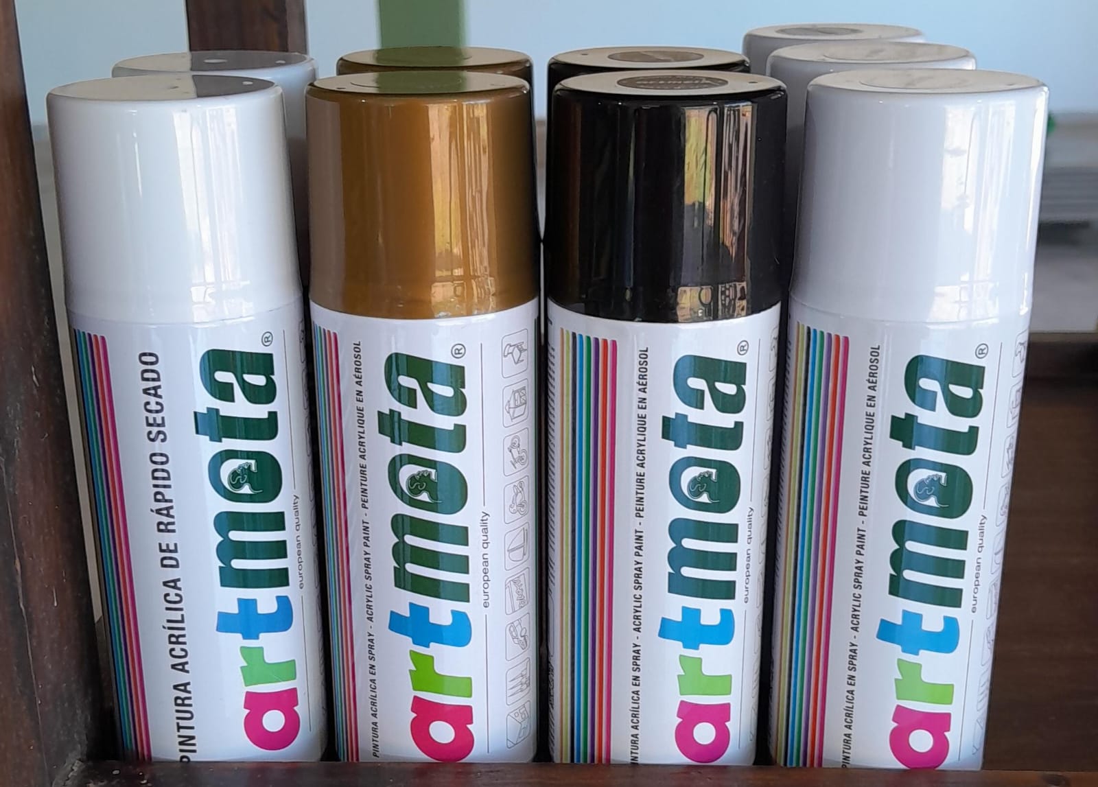 PINTURA AEROSOL MOTA 216cc NEGRO MATE