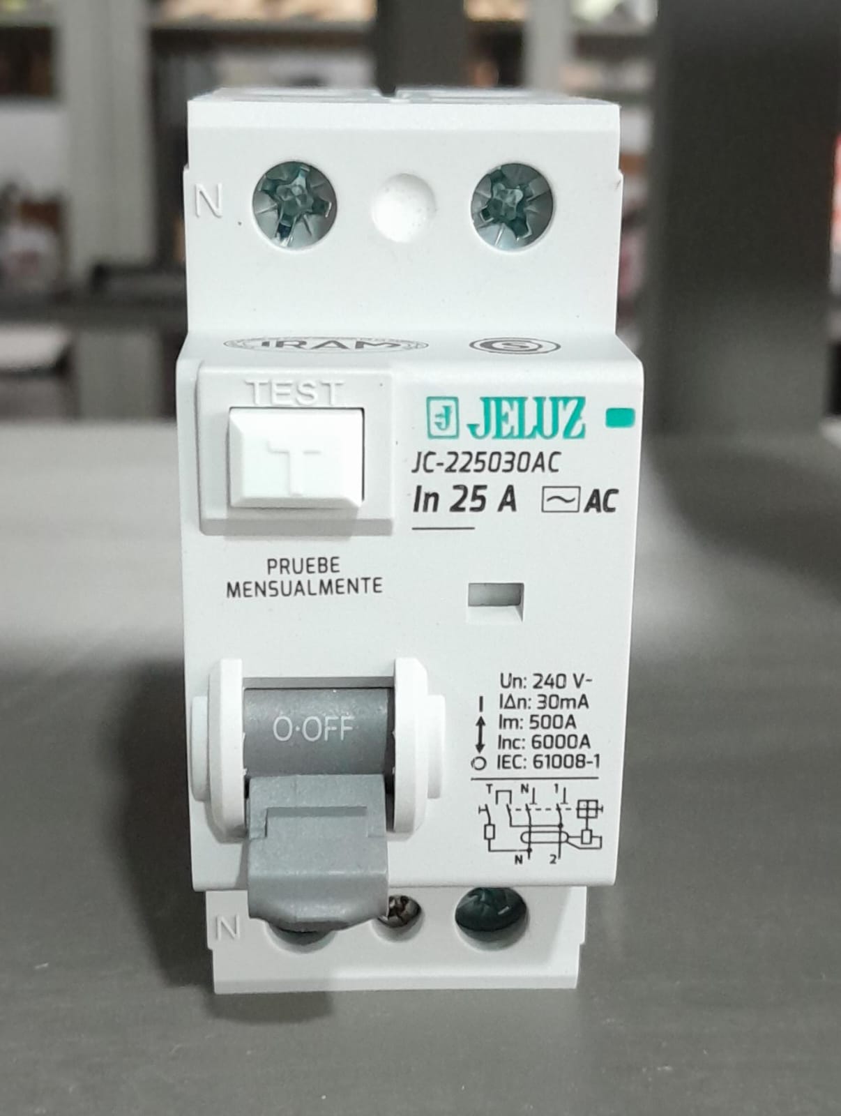 INTERRUPTOR DIFERENCIAL 2X25A 30mA JELUZ