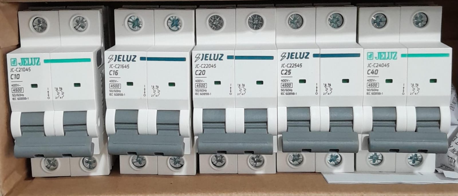 INTERRUPTOR TERMOMAGN. 2X16A CURVA "C"4.5K JELUZ