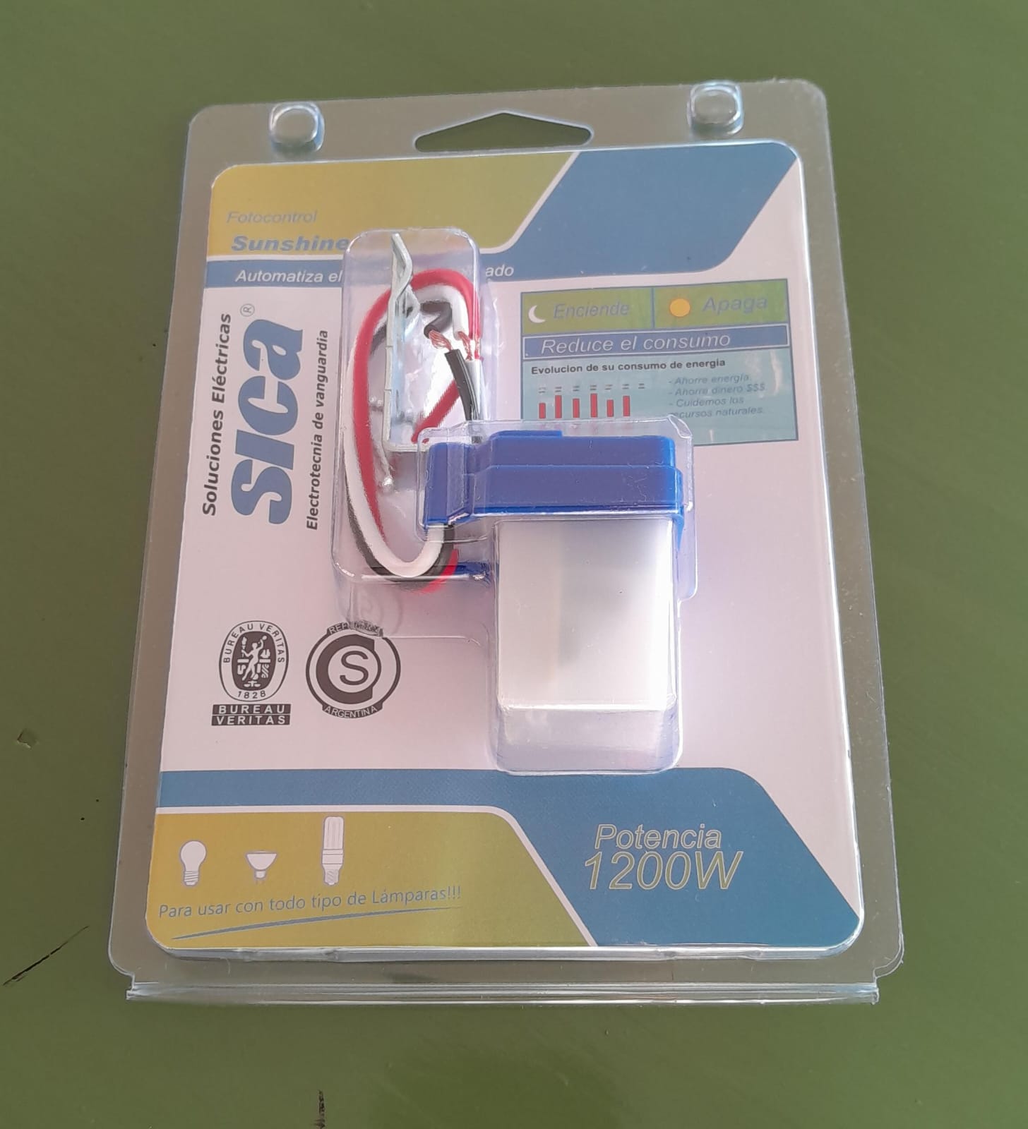 FOTOCELULA SUNSHINE 220V 6A 1200W SICA