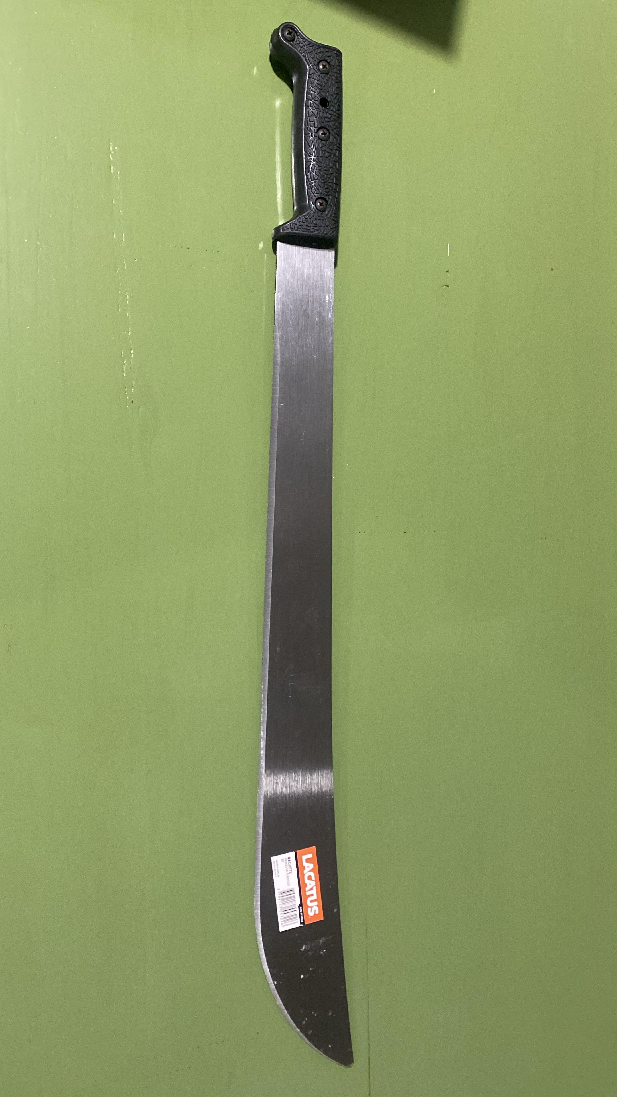 MACHETE MANGO PLASTICO 22