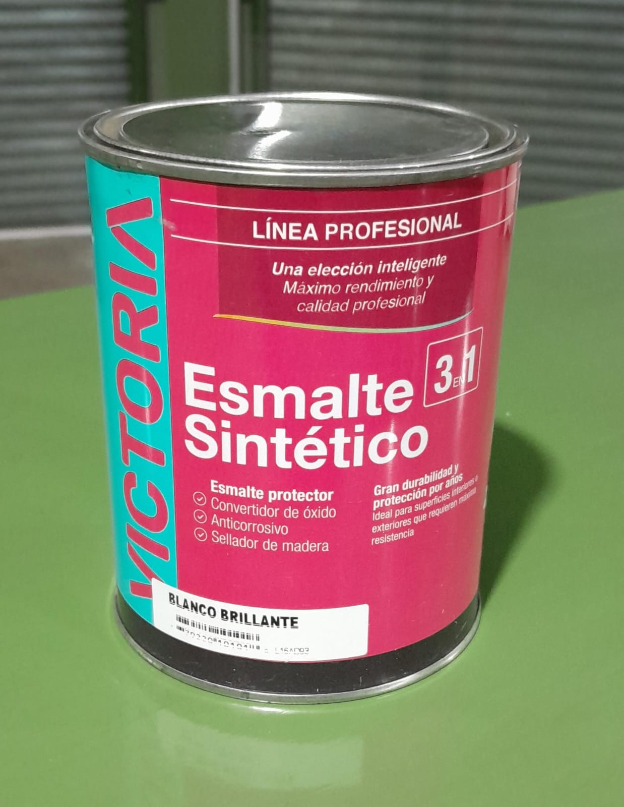 ESMALTE SINTETICO 3en1 BLANCO BRILLANTE VICTORIA 1lt